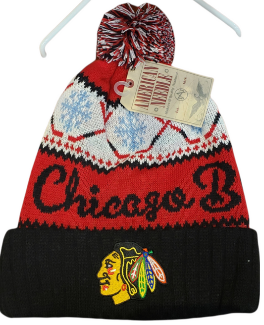 NHL Knit Hat Peak Blackhawks