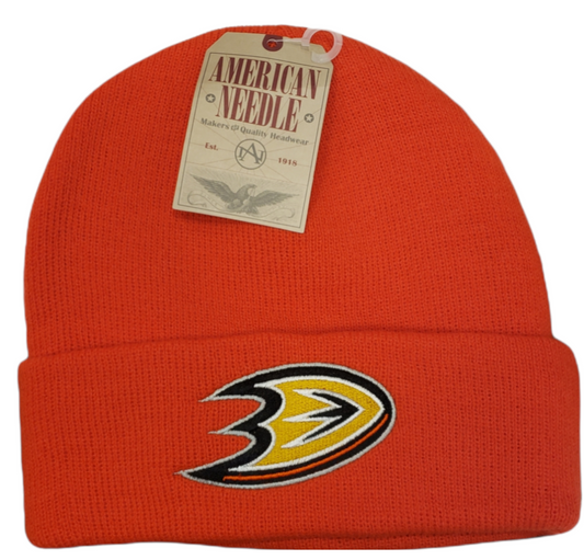 NHL Knit Hat Replica Cuff Ducks