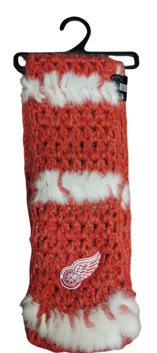 NHL Scarf Knit Red Wings