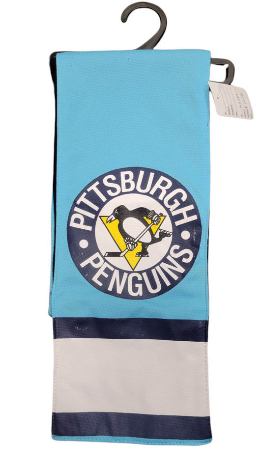 NHL Scarf Pocket Penguins Vtg