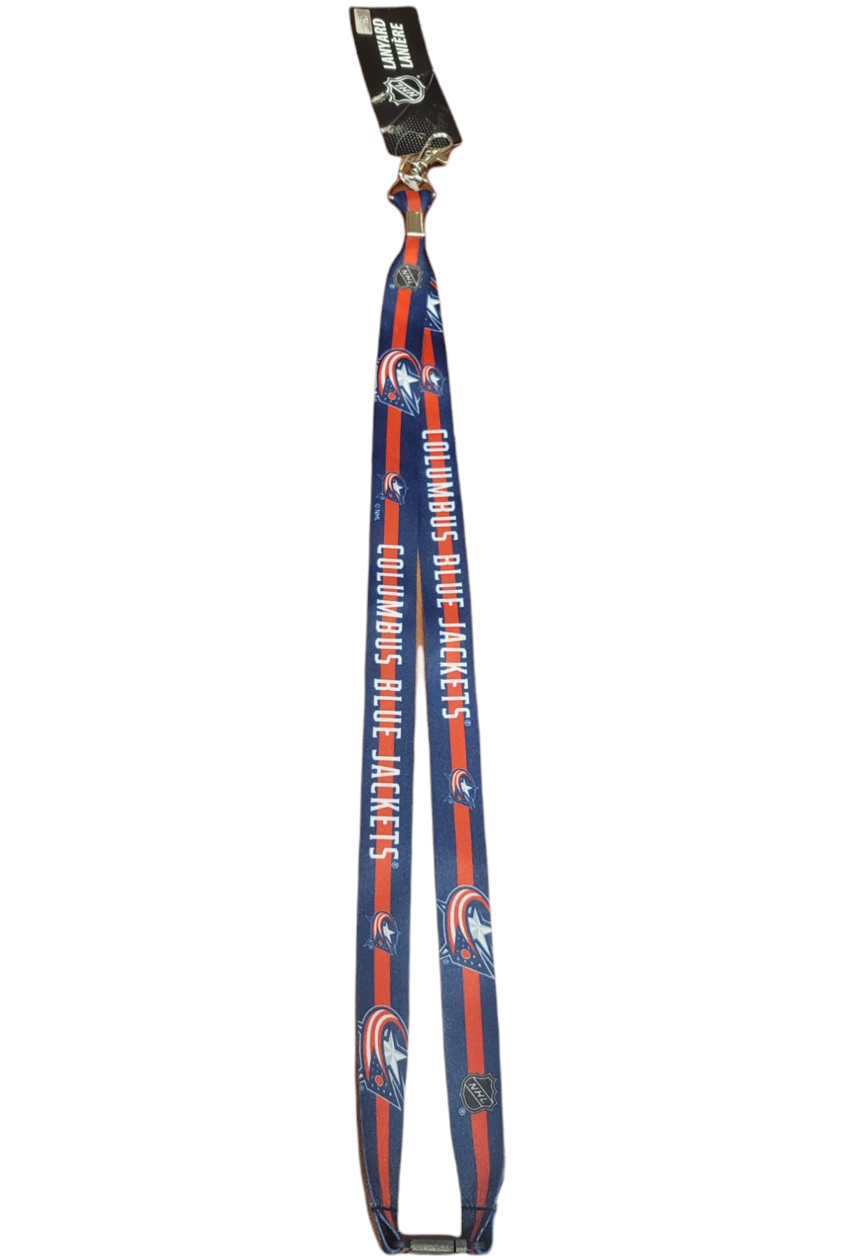 NHL Lanyard Sublimated Blue Jackets