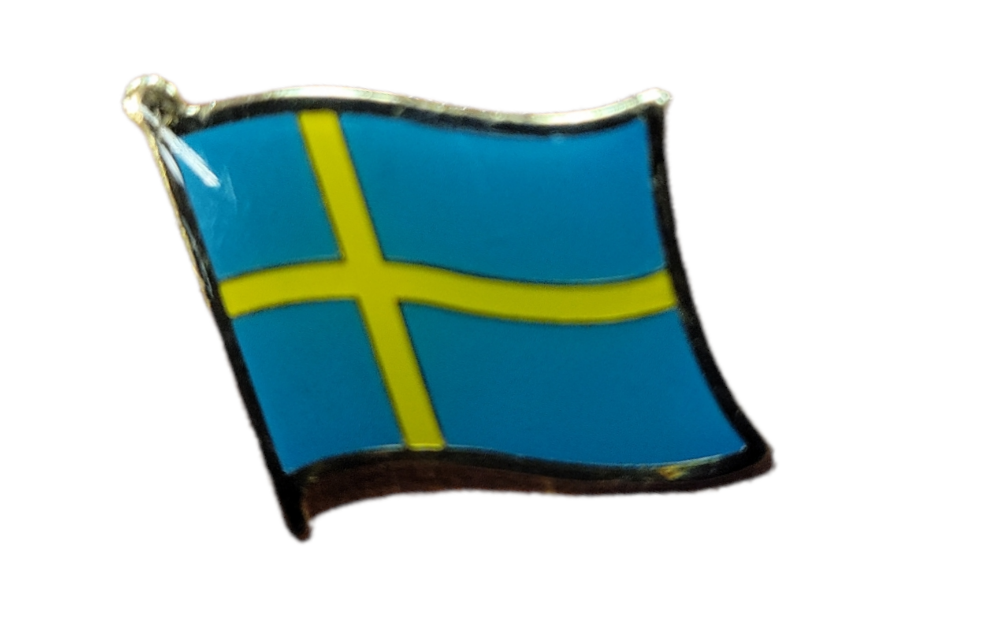 Country Lapel Pin Flag Sweden
