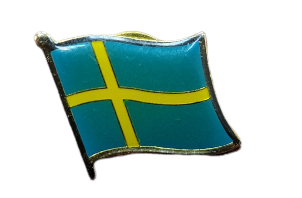 Country Lapel Pin Flag Sweden