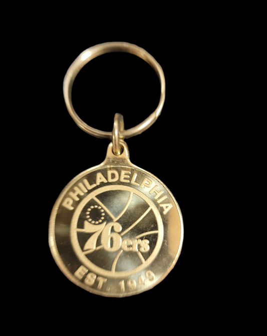 NBA Keychain Bronze Coin 76ers