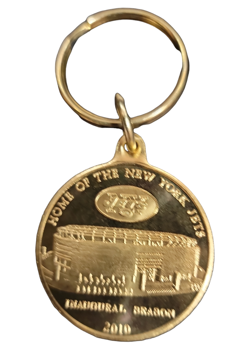 NFL Keychain Bronze Coin Jets