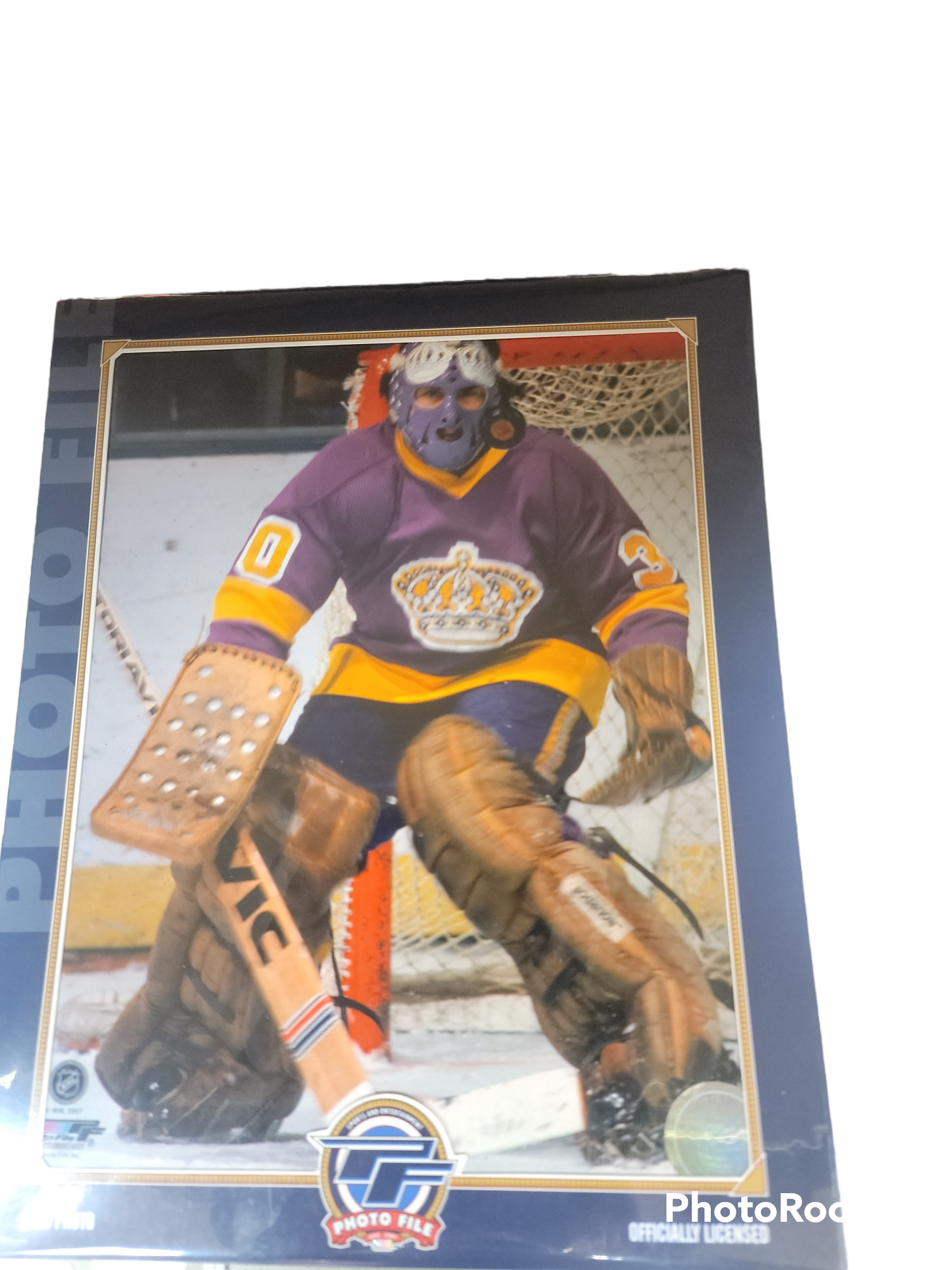 NHL 8x10 Vintage Player Photograph Rogie Vachon Kings