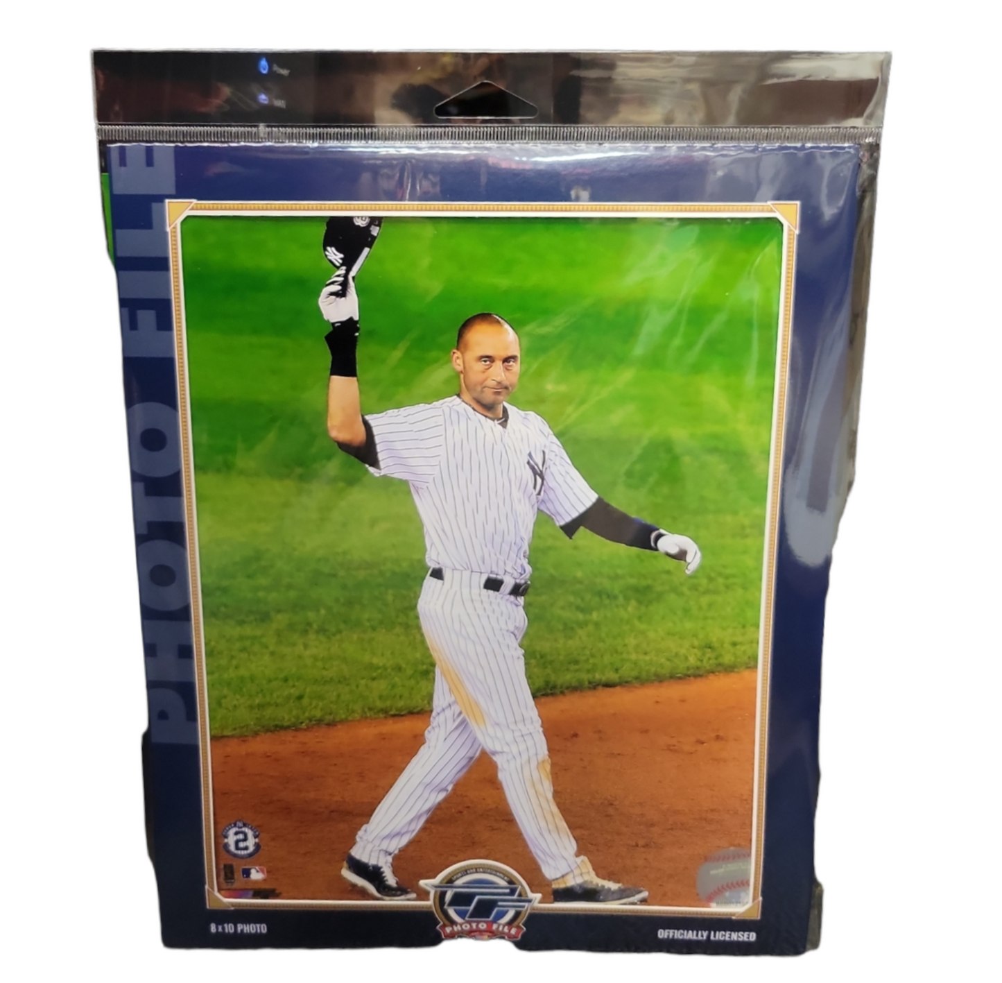 MLB 8x10 Vintage Player Photograph Hat Derek Jeter Yankees