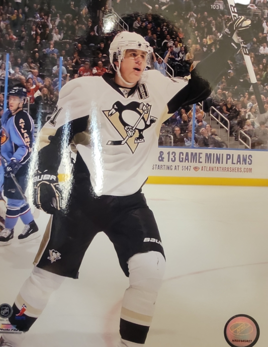 NHL 8x10 Player Photograph Away Evgeni Malkin Penguins