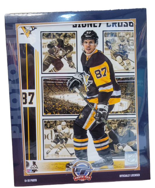 NHL 8x10 Player Photograph Collage Sidney Crosby Penguins