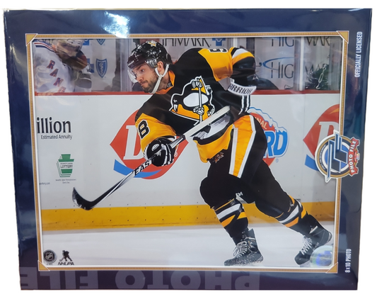 NHL 8x10 Player Photograph On Ice Chris Letang Penguins
