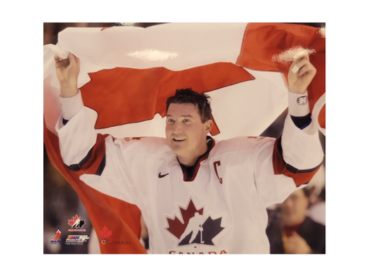 Hockey Canada 8x10 Player Photograph Mario Lemieux Team Canada