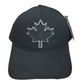 Country Hat Lofted Brush Canada (Black On Black)