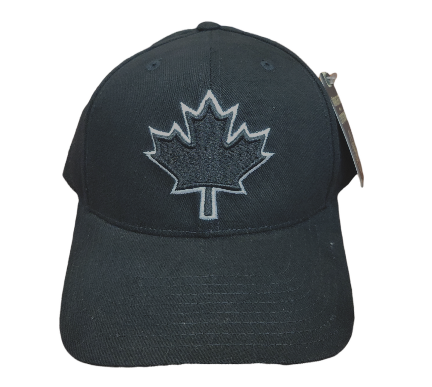 Country Hat Lofted Brush Canada (Black On Black)