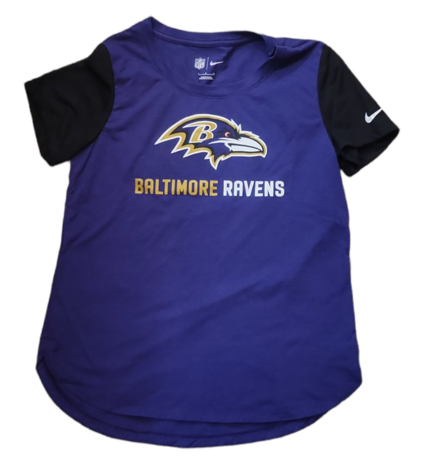 NFL Ladies T-Shirt Triblend Team Nod Ravens