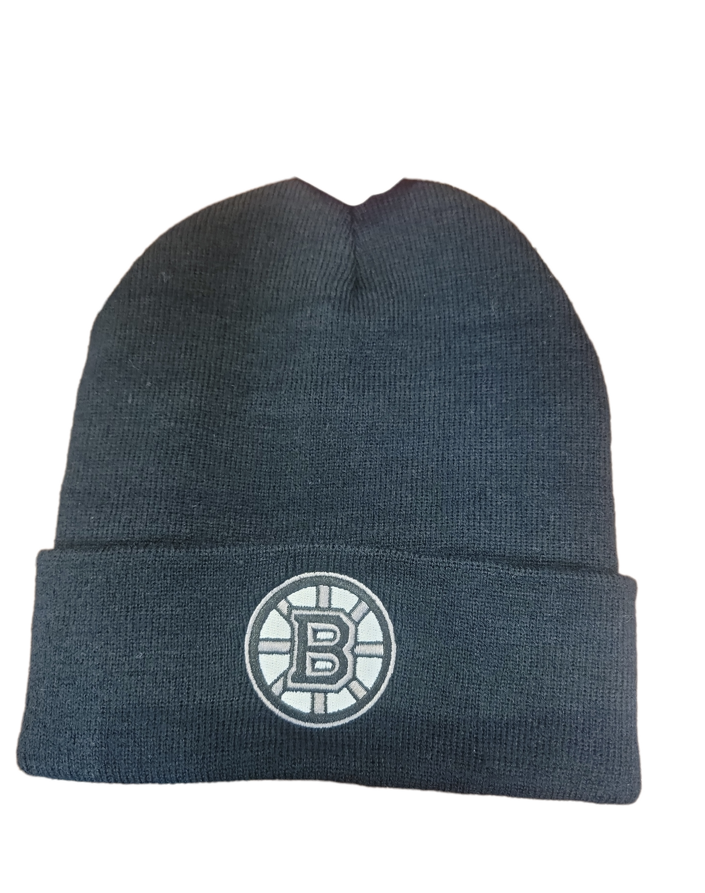 NHL Knit Hat Platinum Cuff Bruins