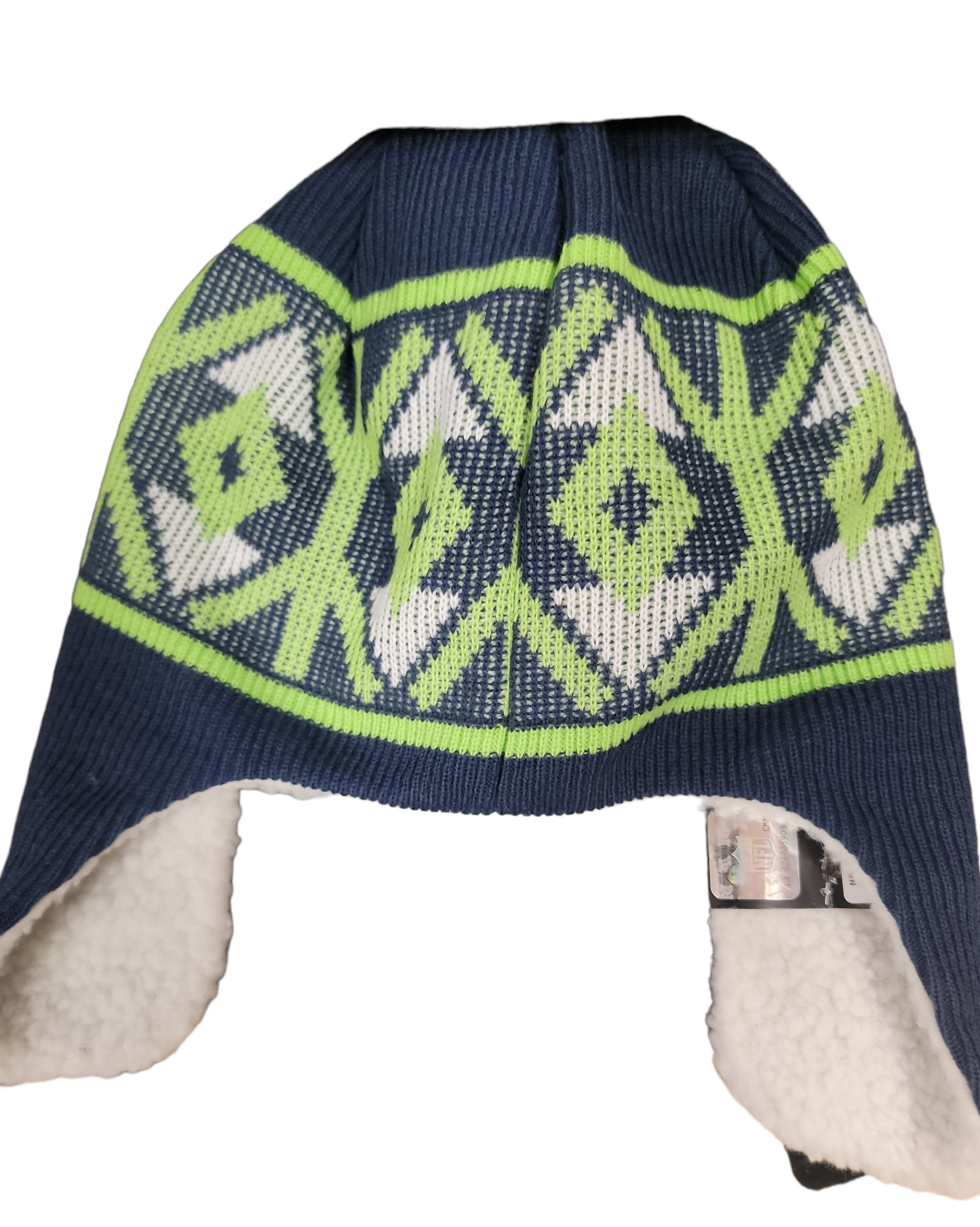 NFL Knit Hat Trapper D3 Seahawks