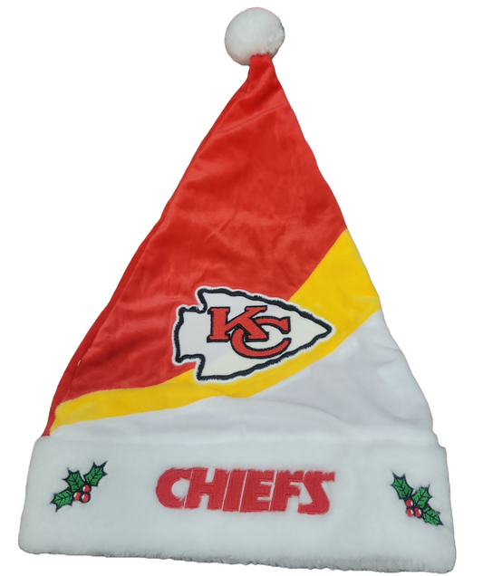 NFL Santa Hat Color Block Chiefs