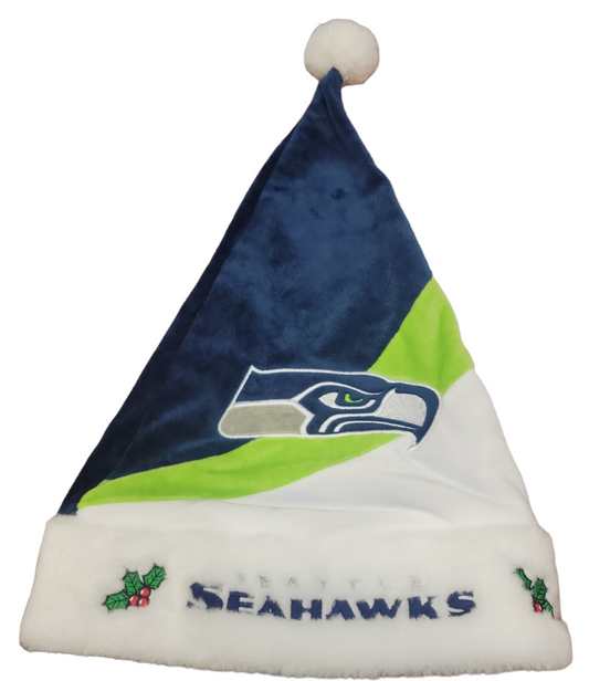 NFL Santa Hat Color Block Seahawks