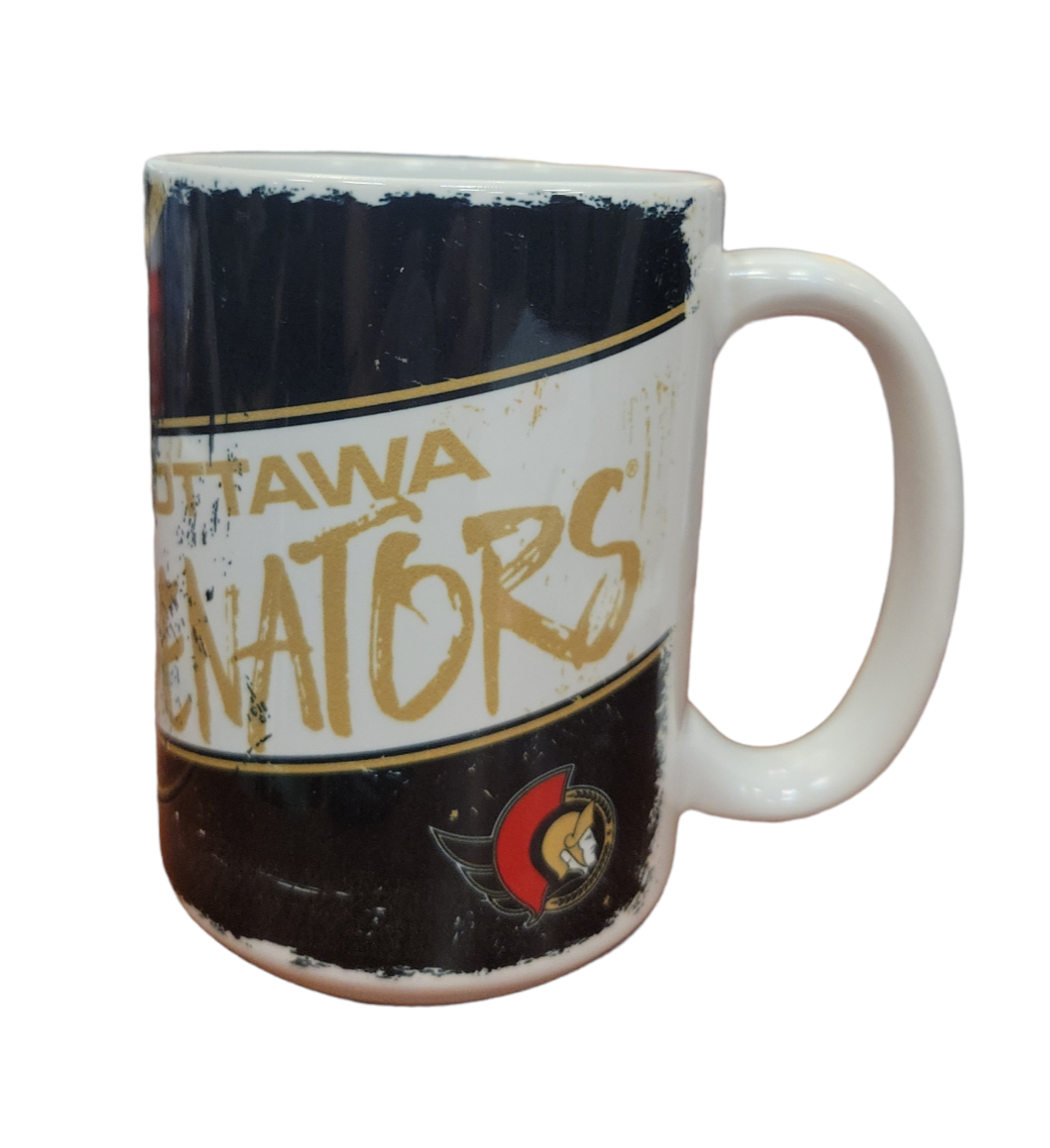 NHL Coffee Mug 15oz Sublimated Senators