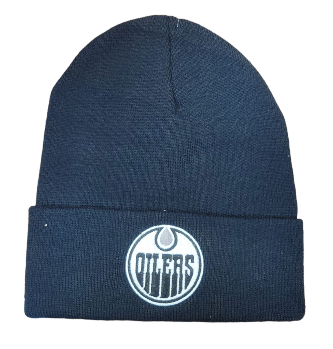 NHL Knit Hat Platinum Cuff Oilers