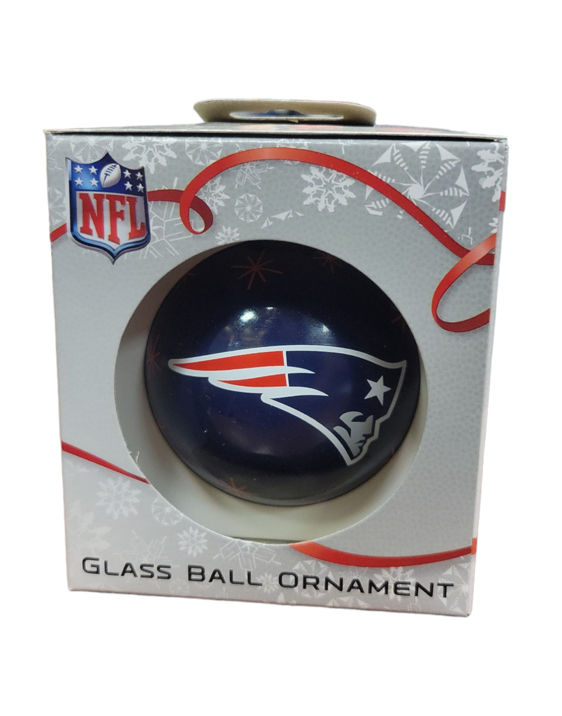 NFL Ornament Glass Ball Patriots