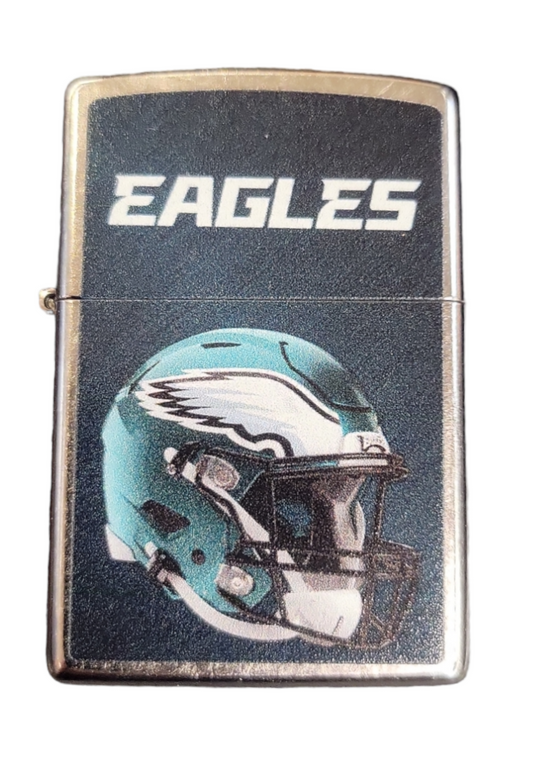 NFL Zippo Lighter Helmet Chrome Eagles