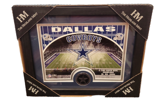 Highland Mint Ezekiel Elliott Dallas Cowboys 13'' x 13'' Jersey Number Frame