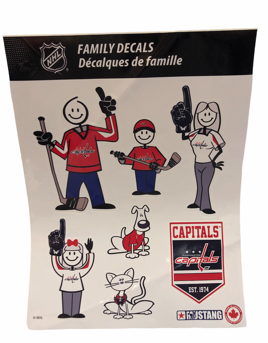 NHL Family Decals Capitals