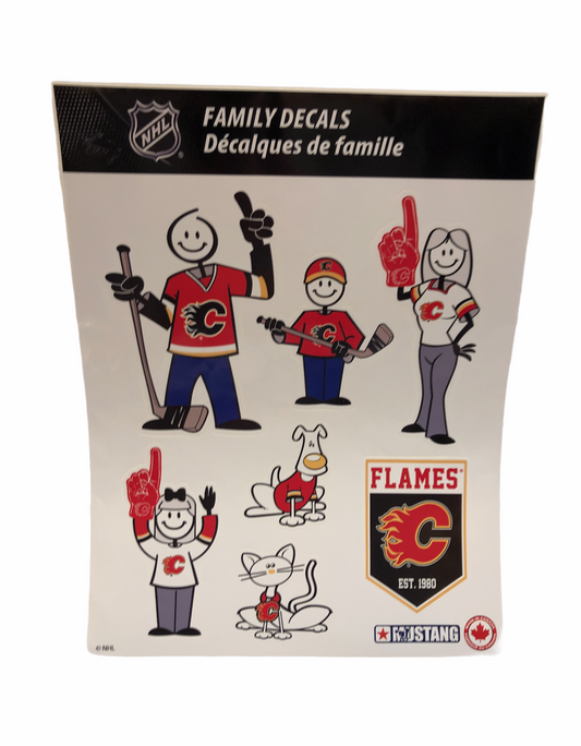 NHL Family Decals Flames