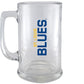 NHL Beer Mug 15 Oz Glass Sport W/Wordmark Blues