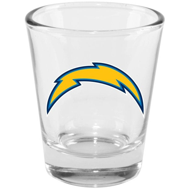 NFL Shot Glass 2oz Clear Chargers