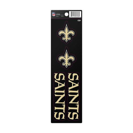 NFL 4pc Sticker Sheet Saints