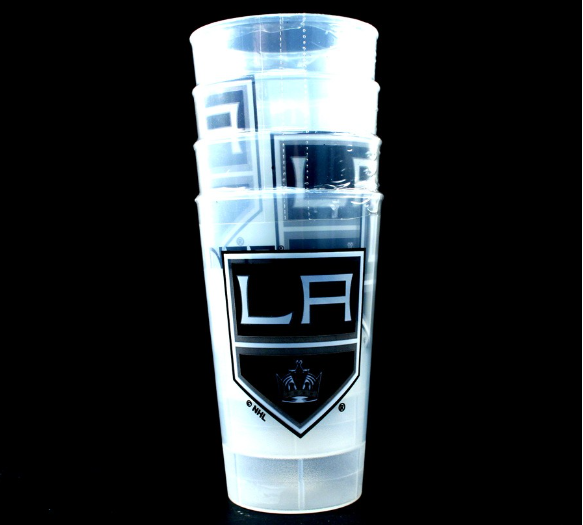 NHL 2Pc Set Plastic Tumbler Kings