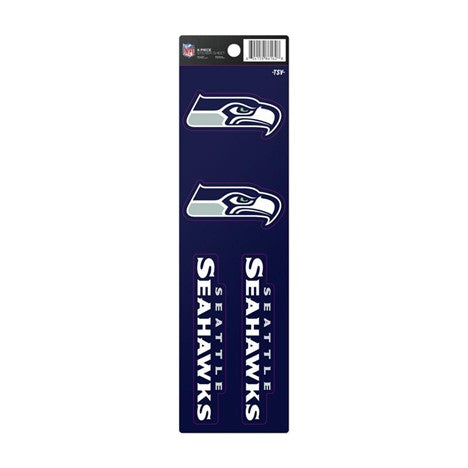 NFL 4Pc Sticker Sheet Seahawks