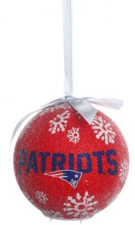 NFL Ornament LED Ball Patriots (Red)