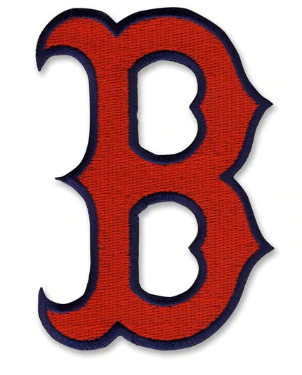 MLB Patch "B" Logo Red Sox
