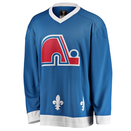 NHL Vintage Replica Breakaway Blank Jersey Nordiques