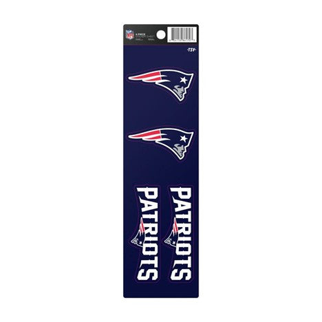 NFL 4Pc Sticker Sheet Patriots