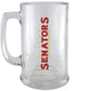 NHL Beer Mug 15 Oz Glass Sport W/Wordmark Senators