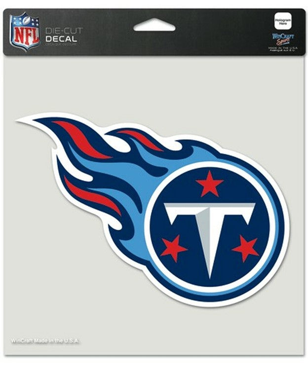 NFL Perfect Cut Decal 8x8 Titans