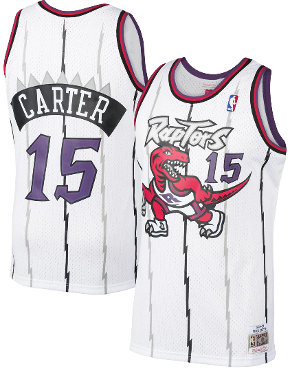 NBA Hardwood Classics Player 1998-99 Swingman Jersey Vince Carter Raptors (White)