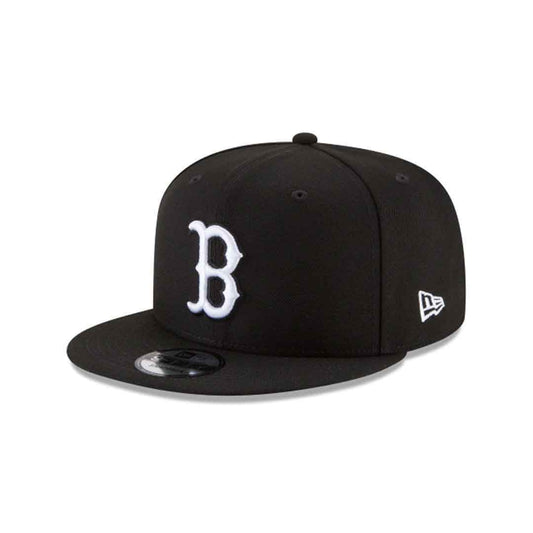 MLB Hat 950 Basic Snap Black and White Red Sox