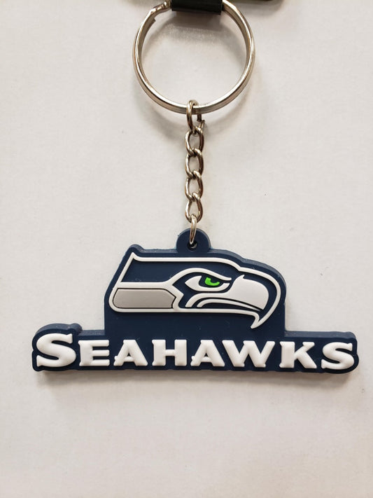 NFL Keychain Rubber Seahawks