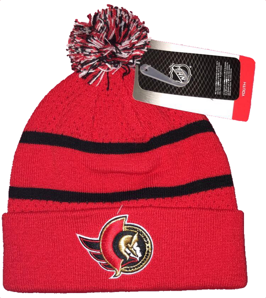 NHL Youth Knit Hat Reverse Retro Birdseye Senators