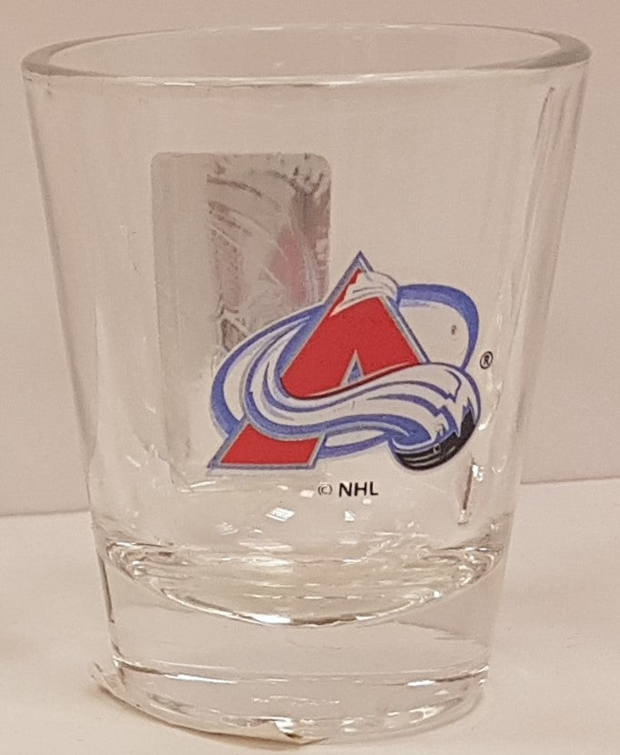 NHL Shot Glass 2oz Avalanche