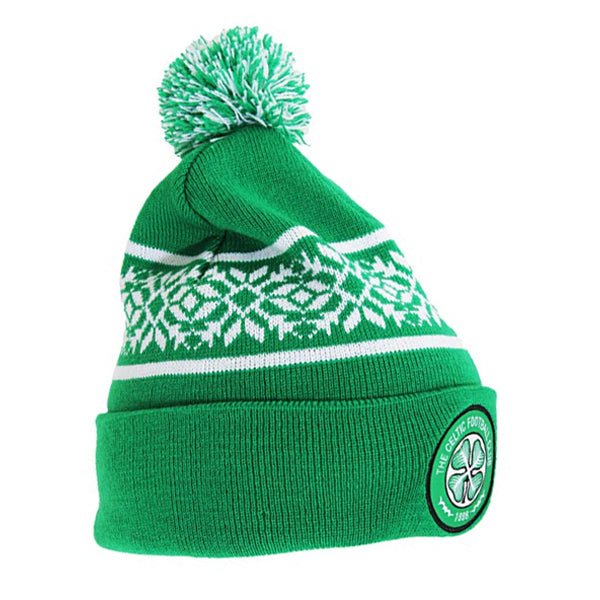 SPFL Knit Hat Basic Pom Celtic