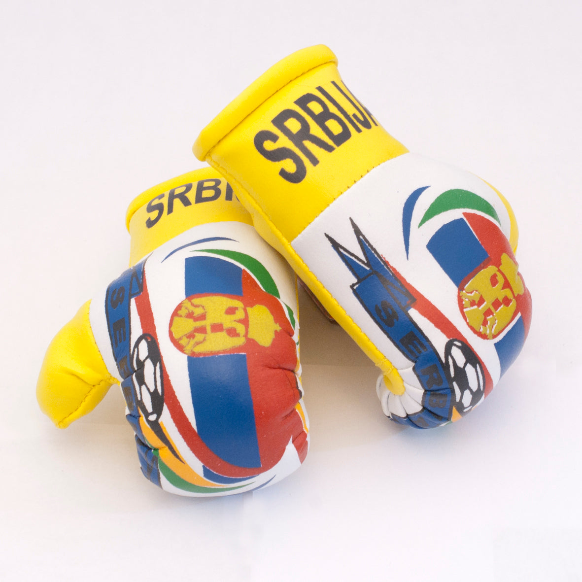 Country Boxing Gloves Set Serbia (Large)