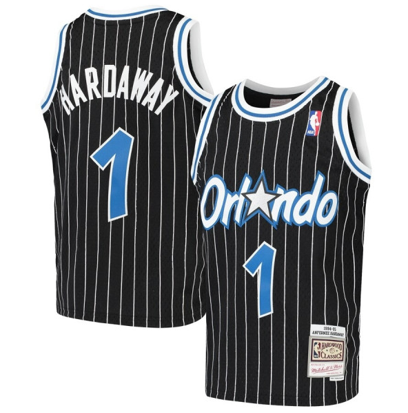 NBA Hardwood Classics Player 1994-95 Swingman Jersey Anfernee (Penny) Hardaway Magic (Black)