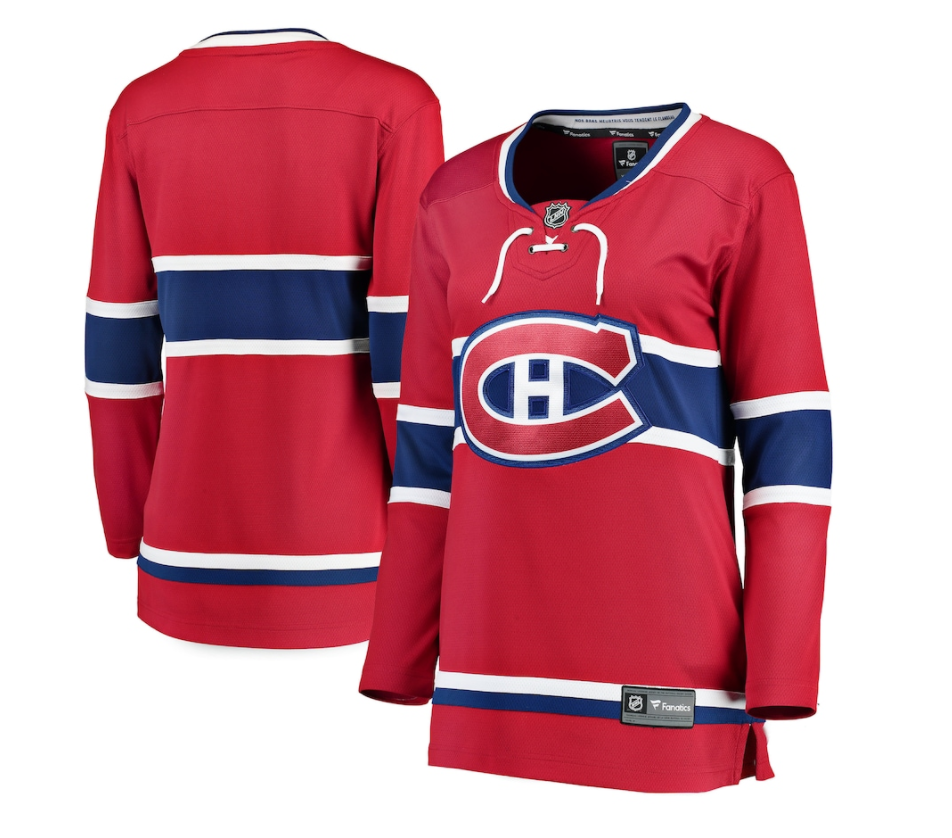 NHL Ladies Blank Breakaway Jersey Home Canadiens