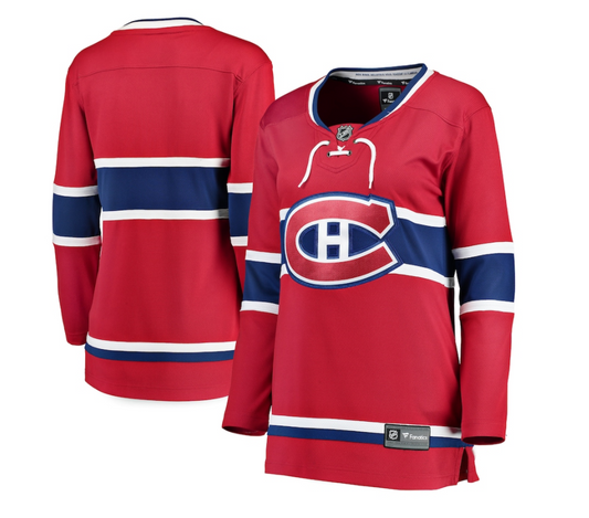 NHL Ladies Blank Breakaway Jersey Home Canadiens